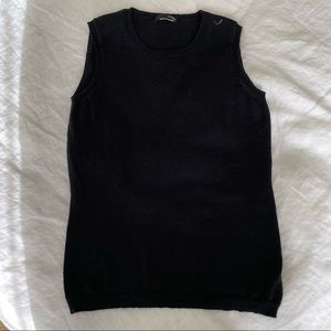 JCrew Sleeveless Cashmere Sweater